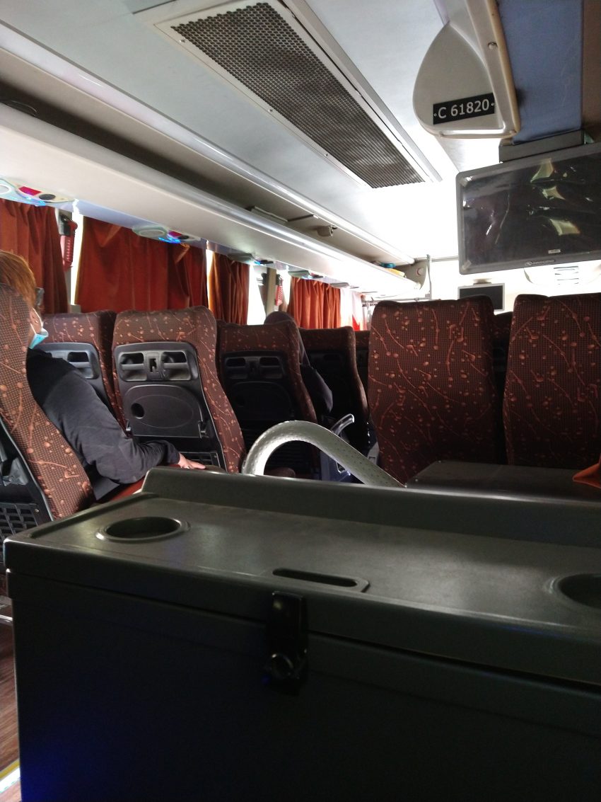 Crossing into Dammam Saudi Arabia by Bus from Manama Bahrain Fish Ear Soup